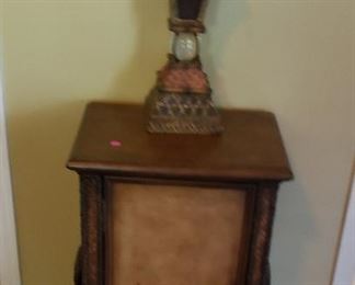 Side table with accessory