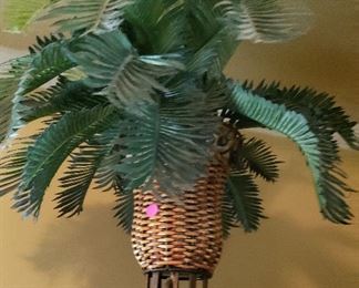 greenery in a basket