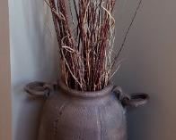 floor vase, sisal rug