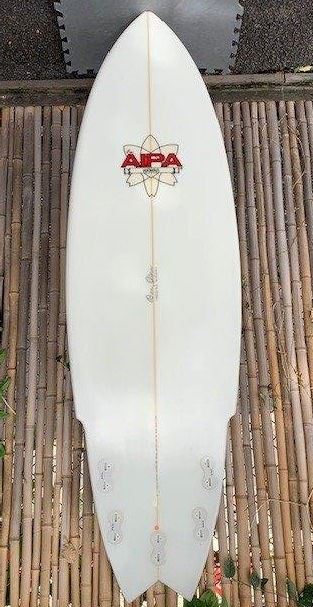 BAS003-Ben Aipa 6'1" Sting Swallow Tail Surfboard