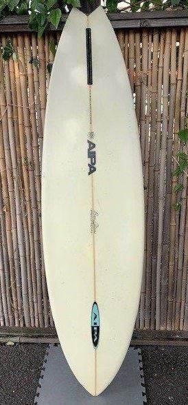 BAS007-Ben Aipa 6'8" Custom Sting Swallow Tail Surfboard