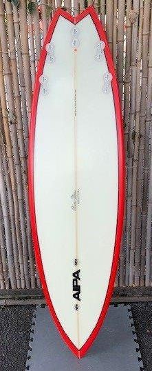 BAS009-Ben Aipa 5'10" Custom Swallow Tail Surfboard 