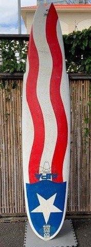 BAS011-Ben Aipa's Personal 11' Custom Sting Swallow Tail Surfboard