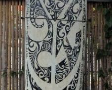 BAS035-9'3" Sting Hawaiian Graphics Surfboard