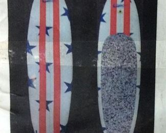 BAS048-11'6" Ocean Toy Red/White/Blue Stars & Stripes Paddle Board