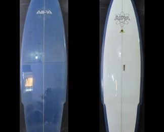 BAS051-11'1" Ben Aipa Design Ocean Blue Sting Swallow Tail Surfboard 1 of 2
