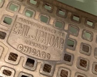 Emil J. Paidar antique barber chair 