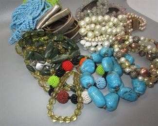 TONS of quality costume jewelry.