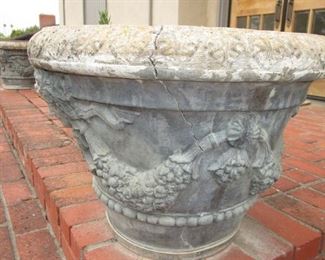 Cement Planter - one on many on the estate!