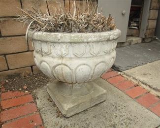 Cement Planter - one on many on the estate!