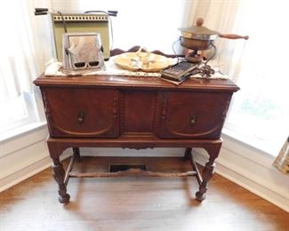 Small walnut buffet