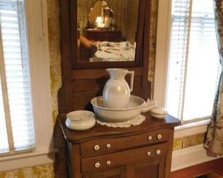 Oak Washstand stained