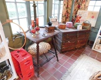 Oak Lamp Table