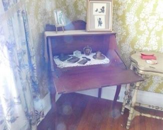 Mahogany Drop Door Desk