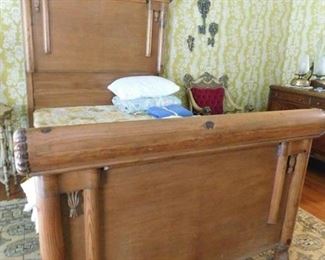 Pine High Back Bed