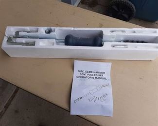 9 Pc Slide Hammer Dent Puller Set