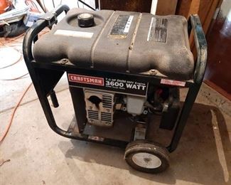 Craftsman 3600 Watt Generator