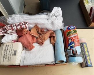 Assorted Shop Towels and Rags