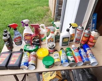 Assorted Automotive Fluids