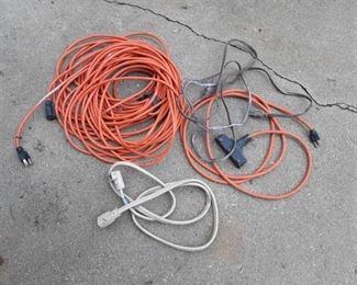 Assorted Extension Cords - Some are Oily