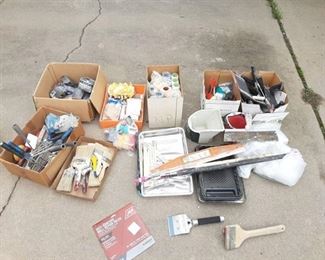 Large Lot Painting Supplies
