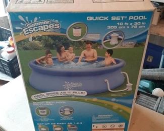 Summer Escapes 10-Feet-by-30-Inch Quick Set Ring Pool