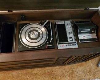 OLYMPIC CONSOLE WITH GIRARD RECORD PLAYER