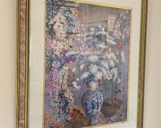 Item 7:  Print by John Powell - 25" x 30": $145