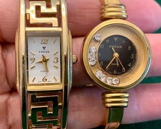 Item 156:  Lot of 2 Focus watches: $30