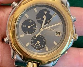 Item 157:  Men's Seiko watch: $65
