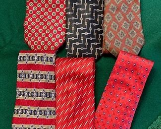 Item 184:  Lot of 6 ties: $15