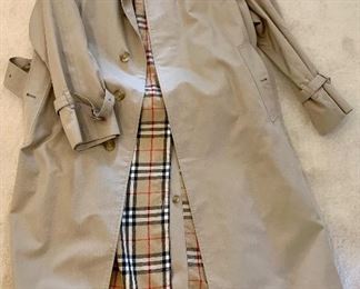 Item 89:  Burberry trench coat: $60