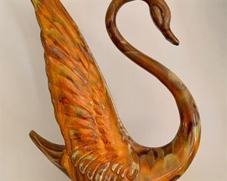 Item 78:  Vintage Decorative swan - 13": $14