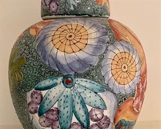 Colorful, lidded container: $18