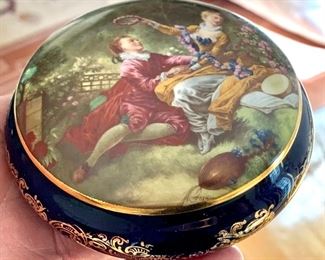 Small Limoges painted trinket box: $25