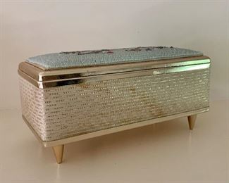 Small beaded music box: $16