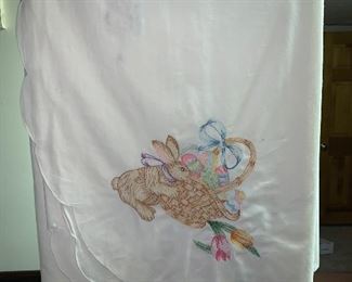 Fresh from the dry cleaner - all table cloths are $12