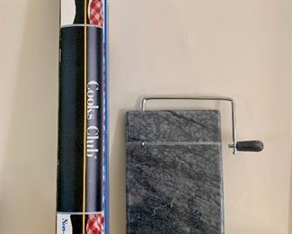 Rolling Pin and marble Cheese Cutter: $10