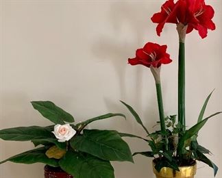 Two Faux Plants: $14