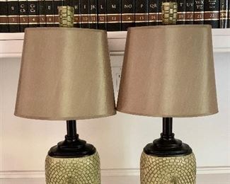 Item 50:  Mosaic lamps - 22.5": $75