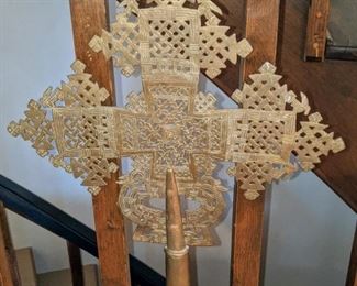 The Coptic cross is widely used in the Coptic church and the Ethiopian and Eritrean churches. ... The Coptic cross in its modern and ancient forms is considered a sign of faith and pride to the Copts The Ethiopians Christians wear it as a symbol of faith.$250