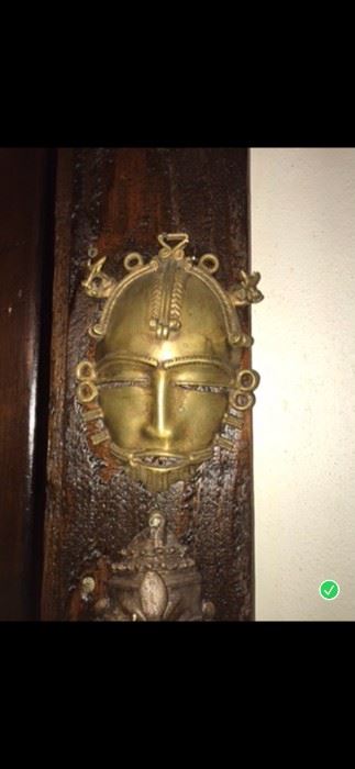 brass mask  Small $25.00  Med $45.00  Large $60 