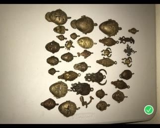 brass mask Small $25.00 Med $45.00 Large $60