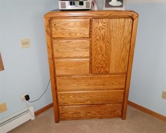 Arbek Armoire - Entire Bedroom Set being sold for $1200 includes Bed, 2 nightstands, this armoire and dresser with mirror. Originally cost $4000