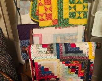 Hand Made Quilts, Various Ages