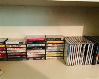 Cassettes and CD's