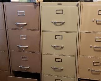 filing cabinets