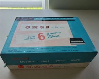 O.M.G.S Transistor Tape Recorder Model S-611