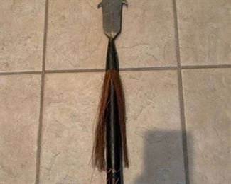 Vintage Carved Tribal Spear