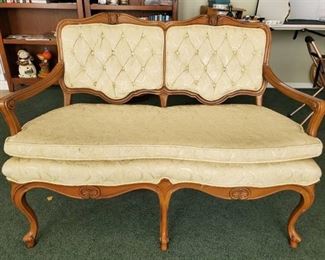 French Settee with Floral Pattern